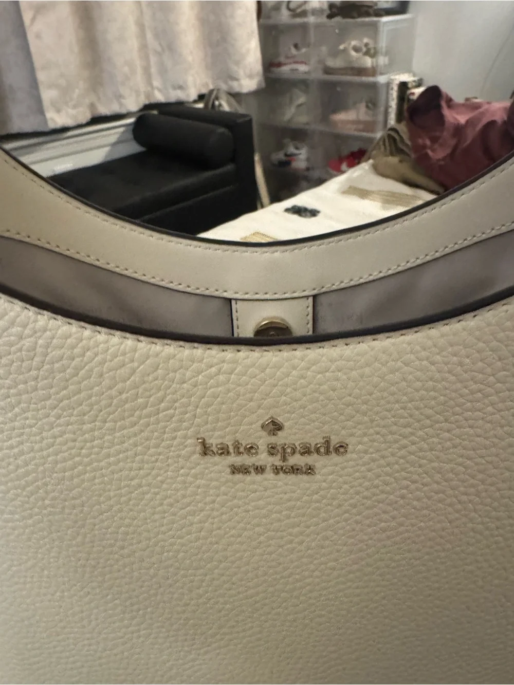 Kate spade White Leather Shoulder Bag
